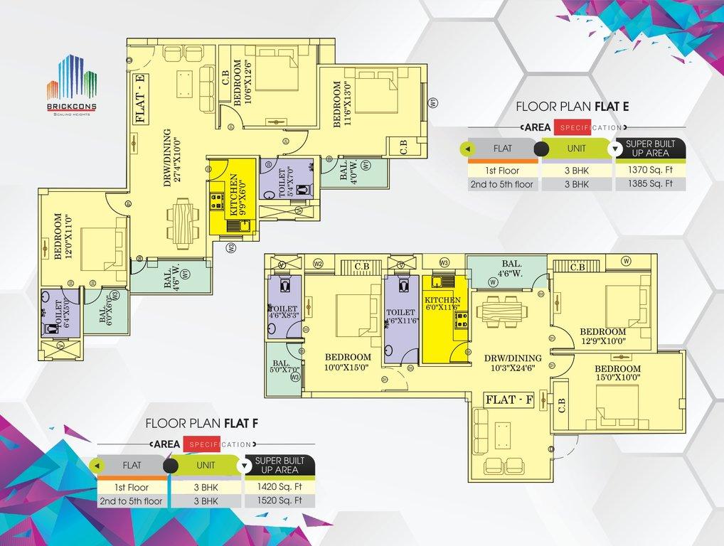 Typical Floor Plan (2nd to 4th Floor)